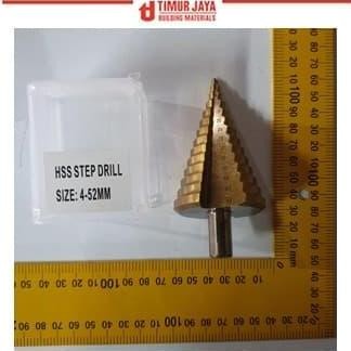 Baru BIG 52 mm Mata Bor Pagoda Step Drill Countersink Kerucut HSS Titanium