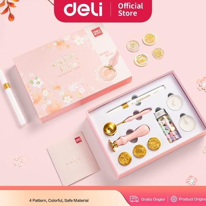 

Termurah Deli Set Stampel Lilin / Wax Stamp Tool Pink Lucu TB320