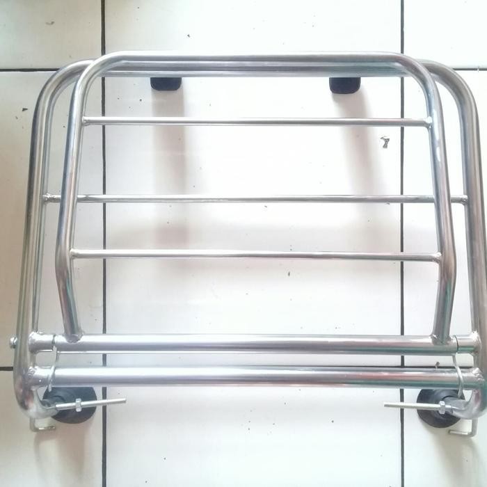 Aksesoris Front Rack Ulma Untuk Vespa Taun Tua Corsa.Excel.Vbb.Sprint Original Dan Terpercaya