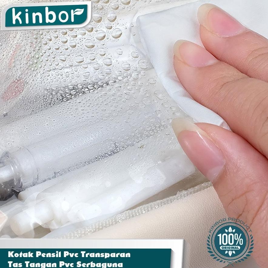 

Jy-56 Kotak Pensil Transparan/ Tas Penyimpanan Tangan Tahan Air Berkapasitas Besar/ Tempat Alat Tulis Jy-56