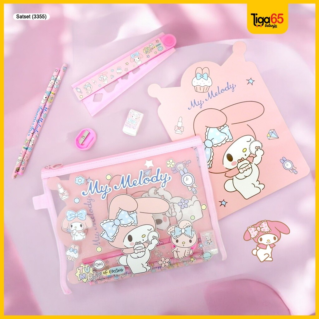 

Stationery Set / Paket Alat Tulis Lucu Melo / Souvenir Ulang Tahun 3355