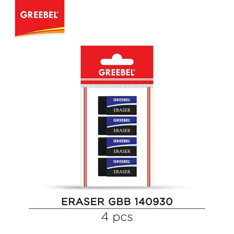 

GREEBEL Penghapus Hitam / Eraser Black Gbb 140930 (4PCS / Set)
