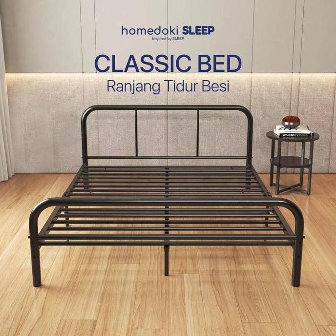 Homedoki Classicbed Series / Divan Besi / Dipan / Tempat Tidur Besi / 180X200 Co