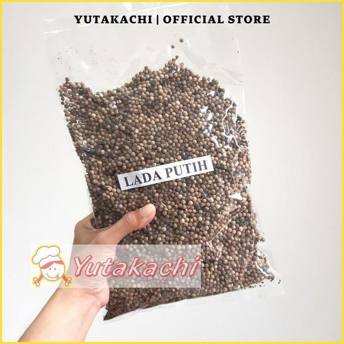 

HIW Lada Putih Butir 1 Kg / Merica Utuh Rempah Spices Alami