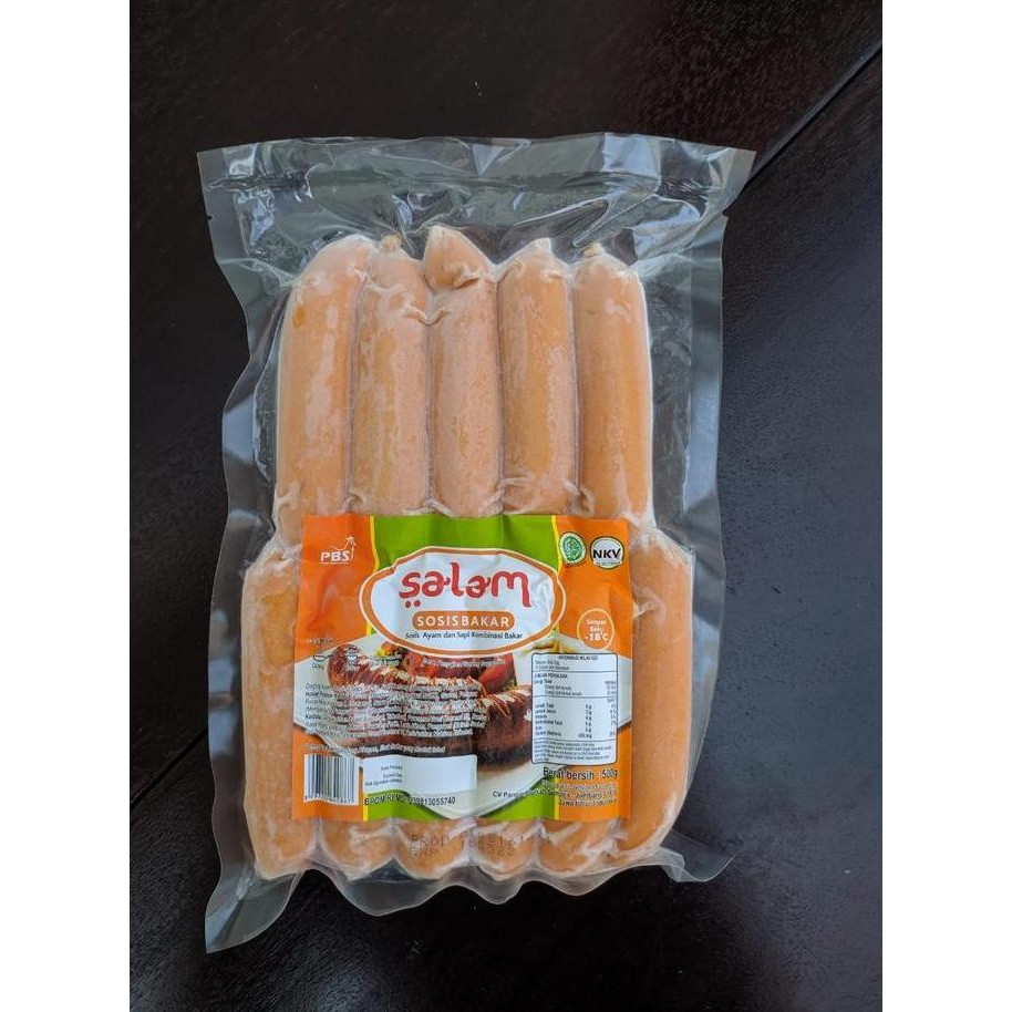 

HIW SALAM Sosis Bakar Kombinasi Mini isi 11 pc 500 gr SOKAR
