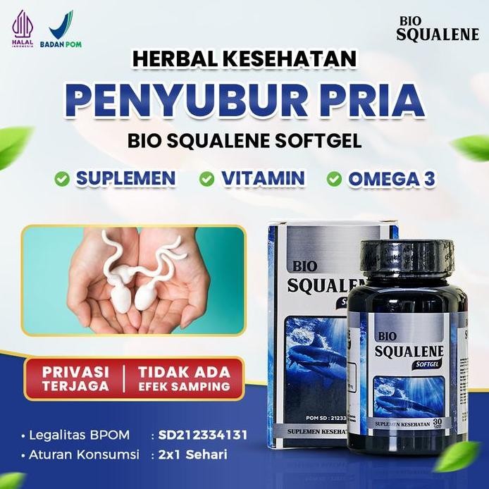 

Terlaris Bio Squalene Herbal Vitamin Tubuh Atasi Penyakit Degeneratif Memiliki Banyak Kandungan Omega 3 Dari Ekstrak Hati Ikan Hiu
