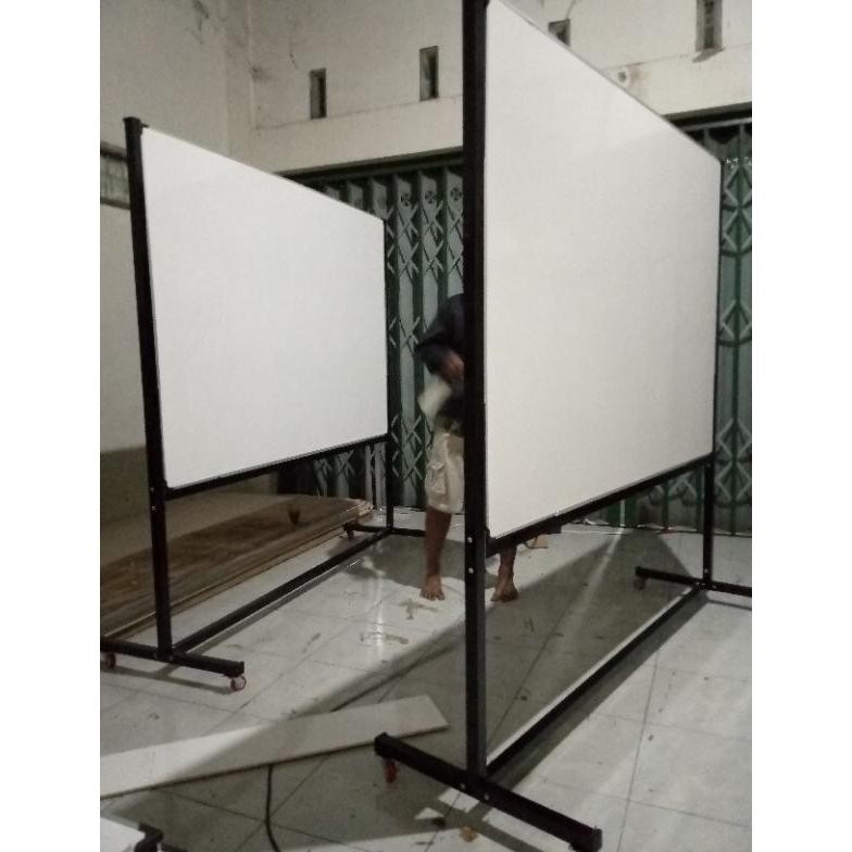 

READY WHITEBOARD STANDING 120 X 200 | PAPAN TULIS DENGAN KAKI 120 X 200