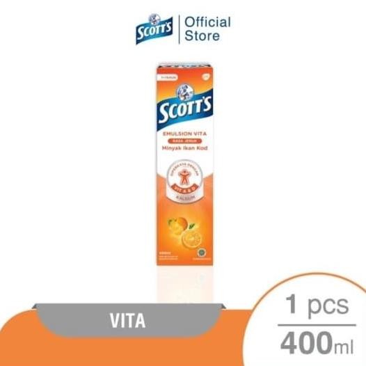 

Terlaris Minyak Ikan Scott Rasa Jeruk 400Ml Vitamin