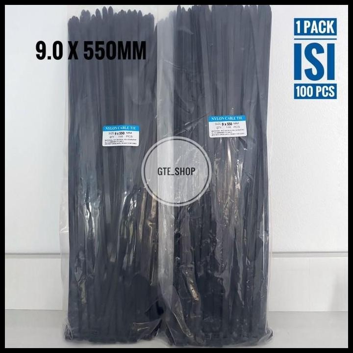 

Kabel Ties 55Cm (550Mm) 9 X 550Mm Promo Termurah Cabel Tie / Kabel Tie / Cabel Ties / Pengikat Kabel Putih Dan Hitam Isi 100Pcs / Kabel Ties Jumbo / Cabel Ties Panjang Terbaru