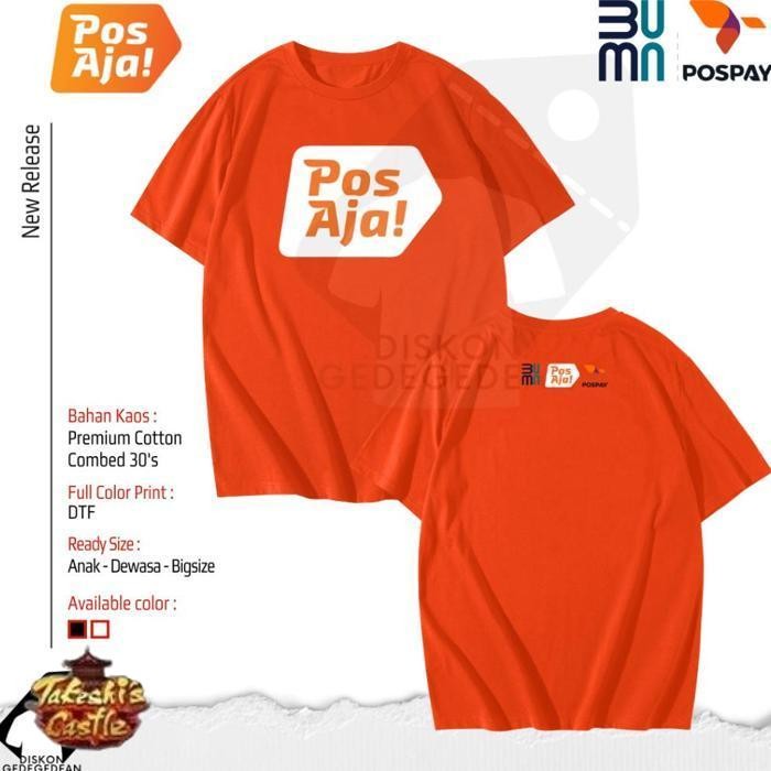 Murah Kaos Pospay Kantor Pos Baju Pospay Kantor Pos Type 1