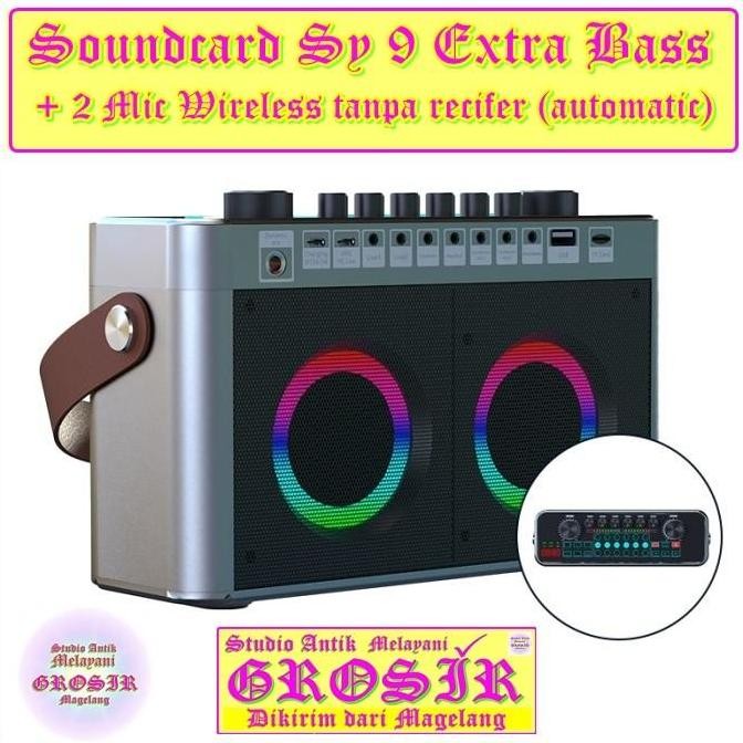 Sound Card Sy6 - Soundcard Bluetooth - Mic Karaoke New Stok