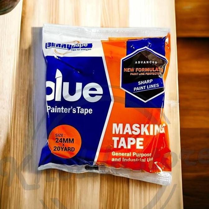 

Masking Tape / Isolasi Kertas Berry 24mm x 20 yard (1 inch) Termurah