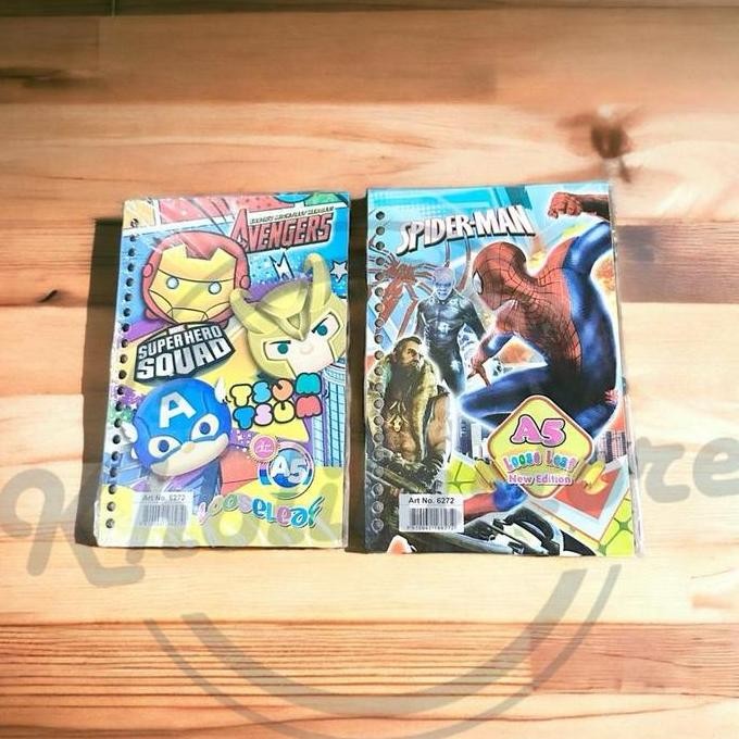 

Loose Leaf A5 Karakter / Isi Kertas Binder Fancy isi 20 lembar Termurah