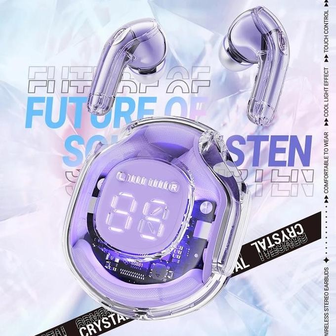 Acefast T8 Tws Earphone Wireless Bluetooth 5.3 Sport Gaming Stereo New Stok