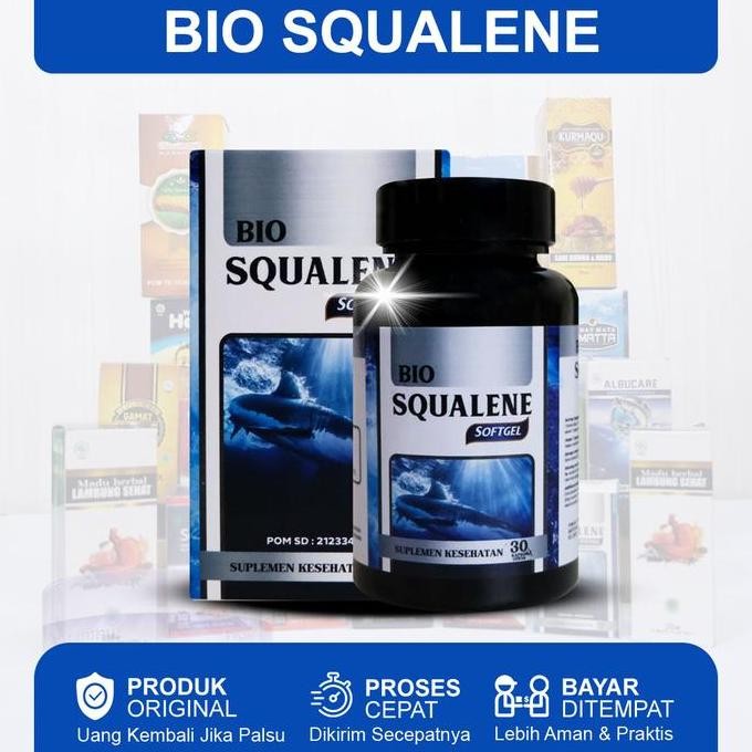 

Terlaris Bio Squalene Ekstrak Minyak Hati Ikan Hiu Bpom & Halal Mui Suplemen Omega 3 Vitamin Herbal Untuk Tekanan Darah Rendah Sering Merasa Pusing Mual Muntah Lemas Dan Sesak Nafas Mudah Pingsan Sulit Berkonsentrasi Gejala Penyakit Jantung Dll