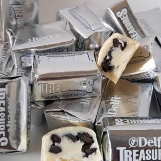 

HIW 48pcs coklat Delfi Treasure Cookies