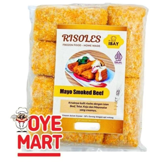 

HIW IBAY RISOLES MAYO SMOKED BEEF ISI 6/MAYO DAGING SAPI ASAP/FROZEN FOOD