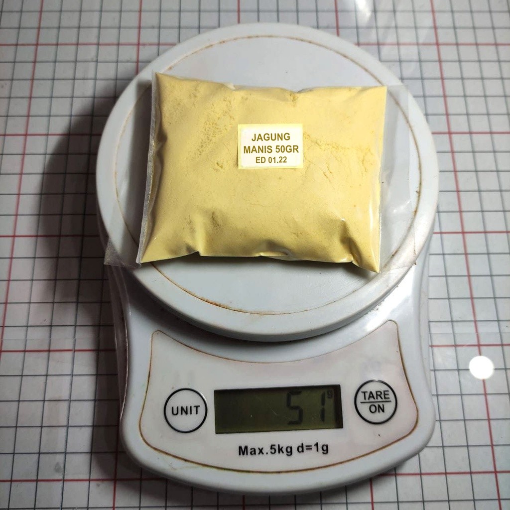 

BUMBU TABUR 50 GRAM REPACK RASA JAGUNG MANIS (KUNING)