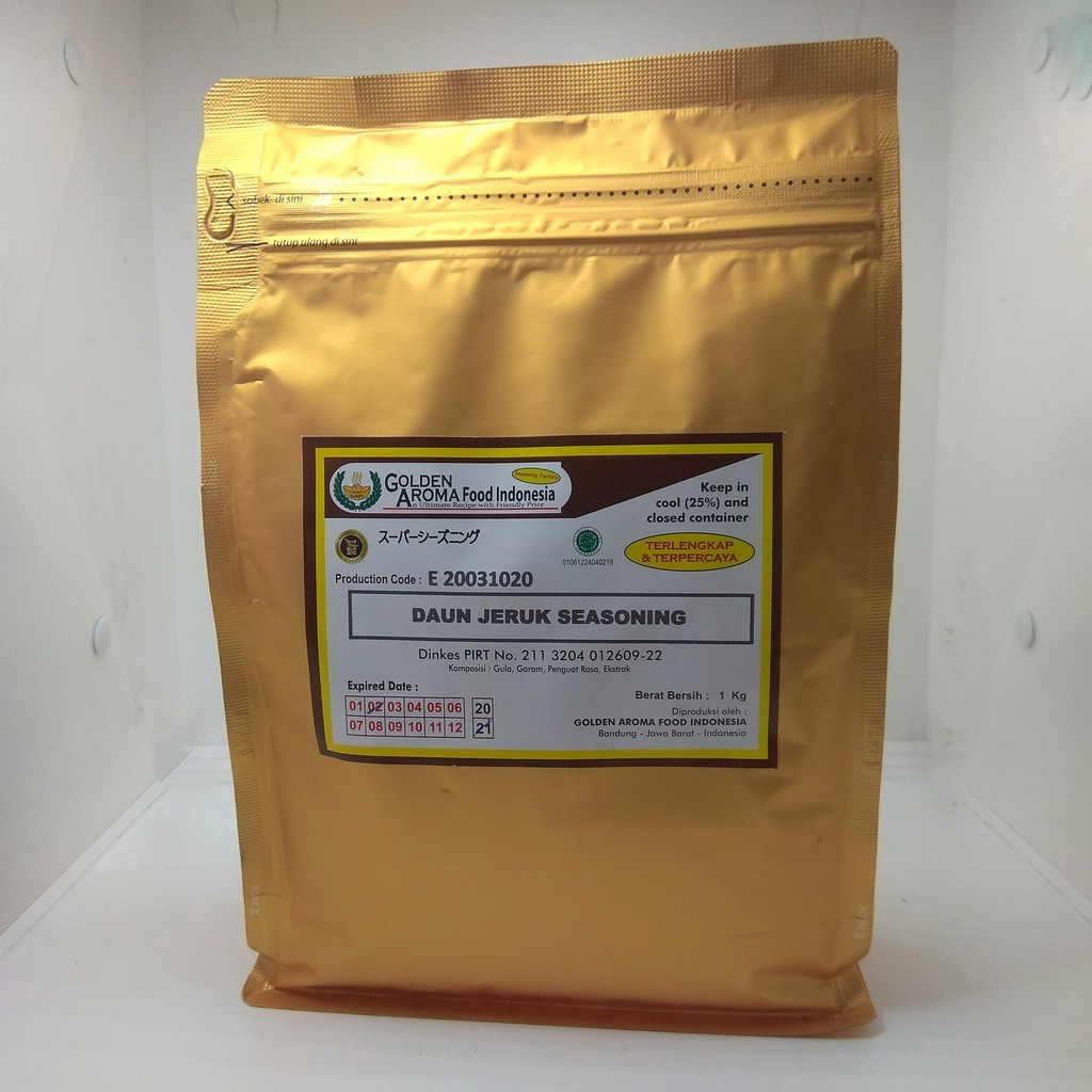

BUMBU TABUR 1 KG RASA DAUN JERUK SEASONING, UNTUK ANEKA SNACK SHIHLIN KENTANG, TAHU CRISPY DLL HALAL