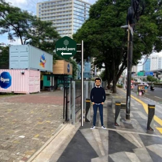 Terjangkau Sign | Tottem | Pylon | Padel Parc Mt Haryono