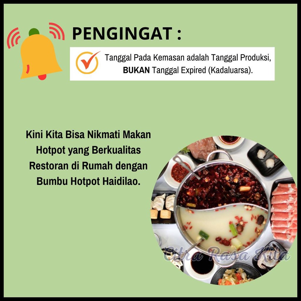 

HAIDILAO BUMBU INSTANT HOTPOT