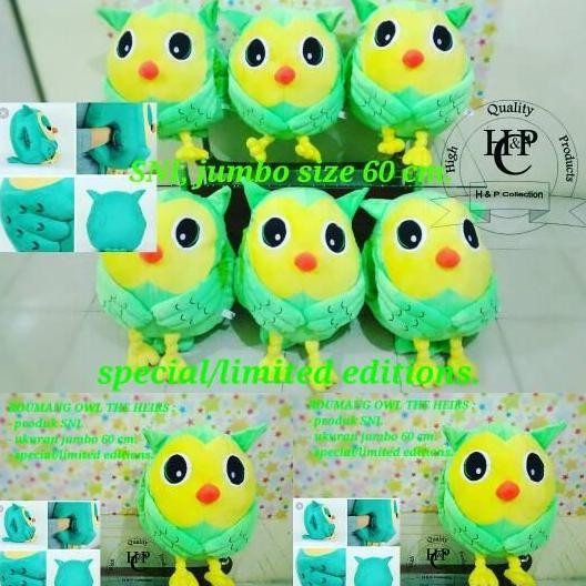 BONEKA OWL ROUMANG JUMBO 60 CM