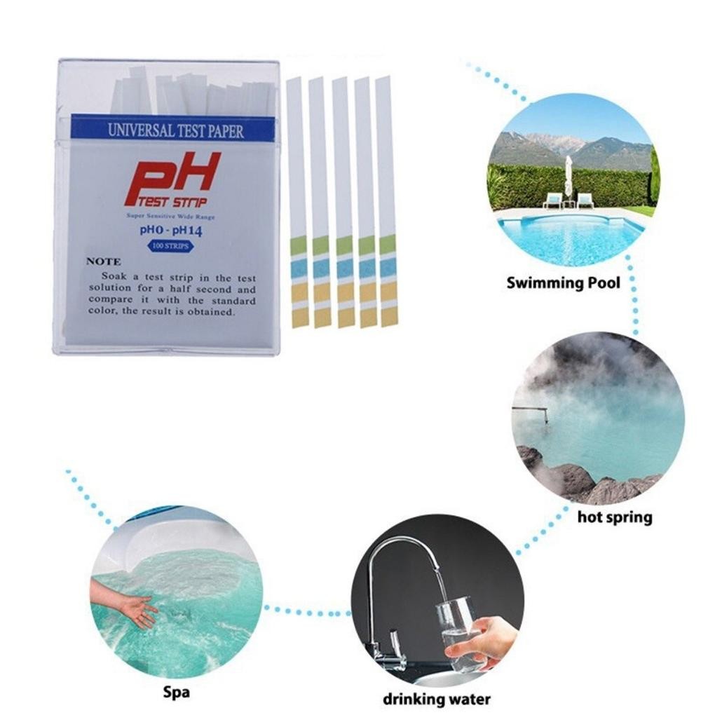 

Premium PH Tester Paper Kertas Lakmus PH 4.5-9.0/0-14 Tes Tingkat Keasaman Cairan Litmus Kertas PH Meter Universal High Quality