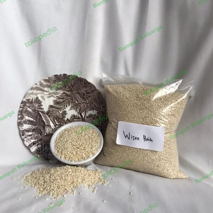 

Terlaris Biji Wijen Putih 100Grm/White Sesame Seeds 100Gram