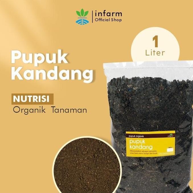 

Terlaris Infarm - Media Tanam Organik Pupuk Kandang 1 Liter