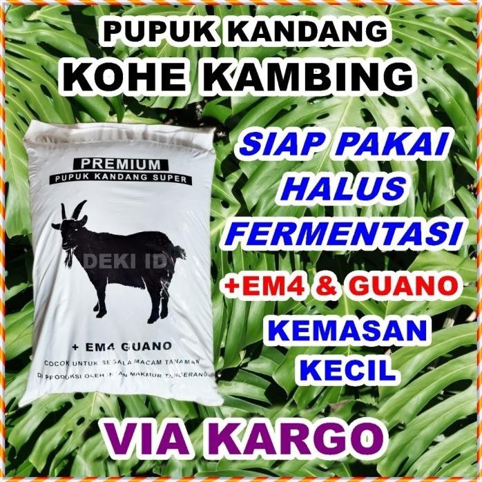 

Terlaris Pupuk Kandang Organik Kohe Kambing Kecil Via Kargo Halus Fermentasi