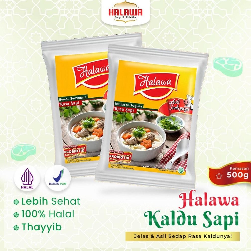 

Halawa Bumbu Kaldu Sapi 500g Non MSG SINTETIS | Bumbu Masak Halal & BPOM | Kaldu Instan | nUg