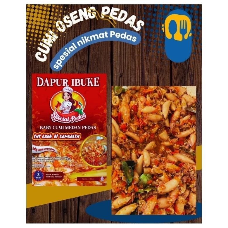 

SAMBAL CUMI/sambal Baby Cumi/Lauk Praktis/Makanan Instans/makanan siap saji nUg