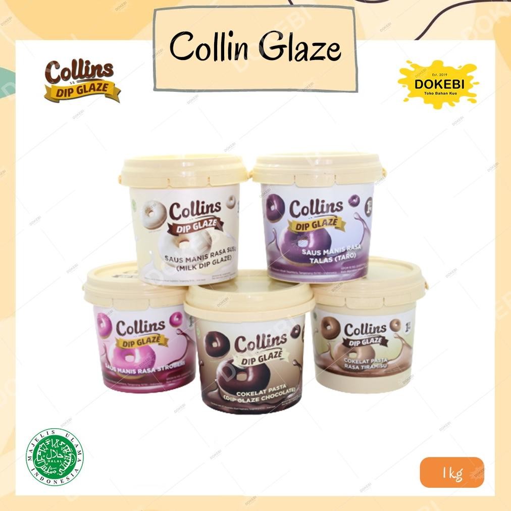 

Collins Dip Glaze. Cokelat,Strawberry,Tiramisu,GreenTea,Milk AST nUg