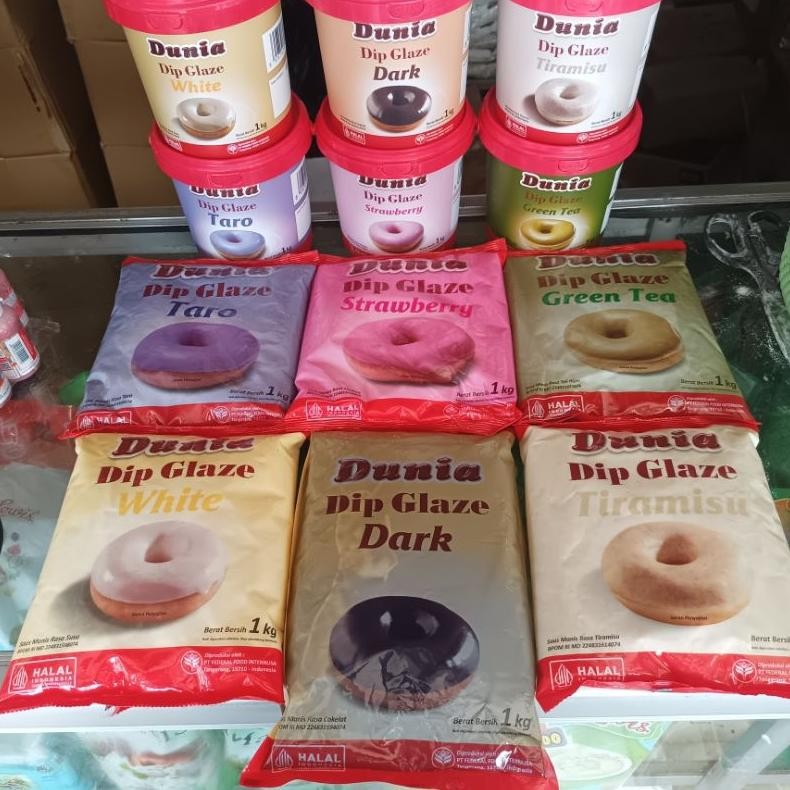 

Glaze Dunia Dip Glaze Coklat 1 Kg/glaze Dunia Coklat 1kg Bag AST nUg