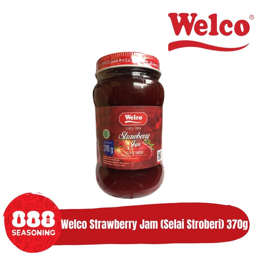 

WELCO STRAWBERRY JAM (Selai Stroberi) 370g AST nUg