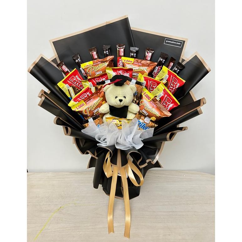 

Buket Snack Premium dengan snack bermacam-macam nUg