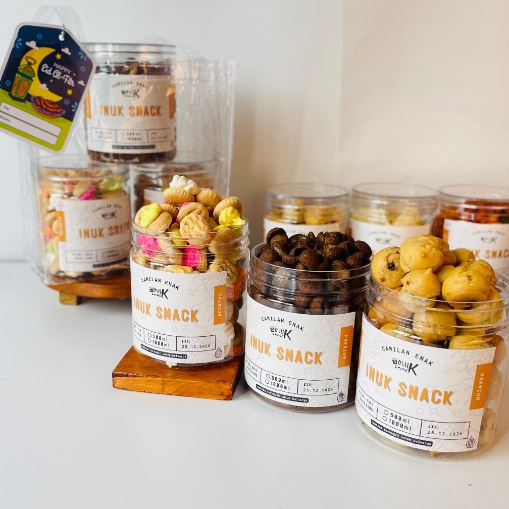 

Paket Hampers murah untuk segala acara kemasan Toples (FREE CARD) 3 Snack - Inuk Snack nUg