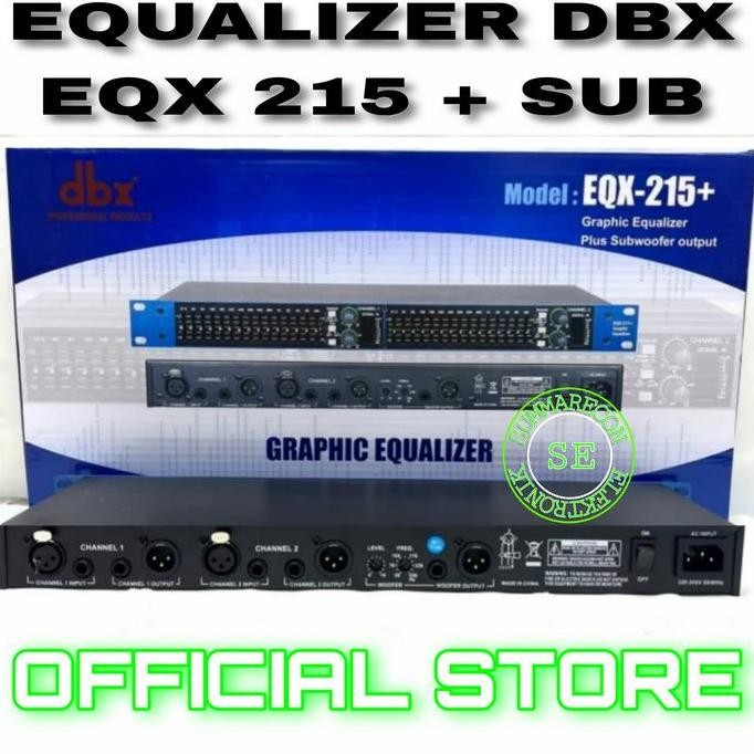 Equalizer Dbx 215 Subwoofer Equalizer Dbx Eqx 215 Sub New Stok