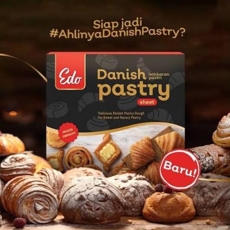 

Edo Danish Puff Pastry 750gr isi 12 sheet/lembar nUg