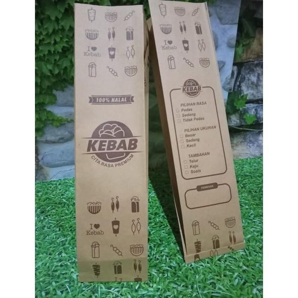 

bungkus kertas kebab coklat_isi_100pcs nUg