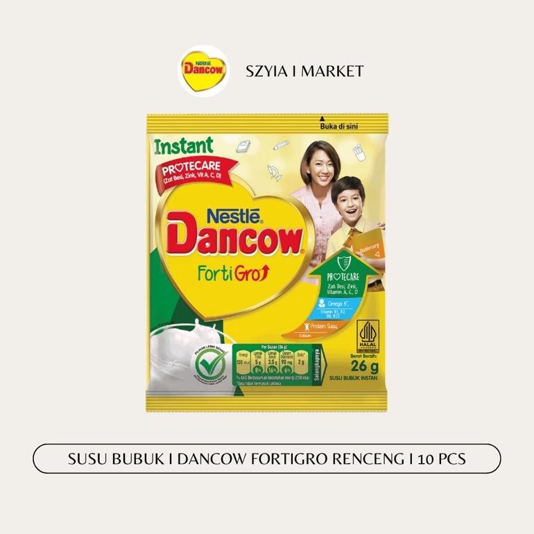 

SUSU DANCOW FORTIGRO INSTAN SACHET 10PCS nUg