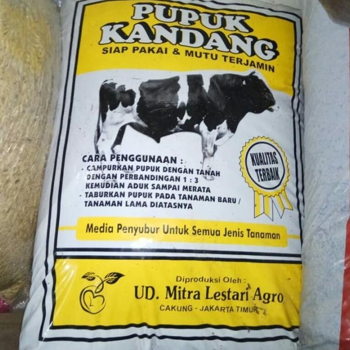 

Terlaris |Best| Pupuk Kandang Kohe Sapi (Send Via Ojol Only)