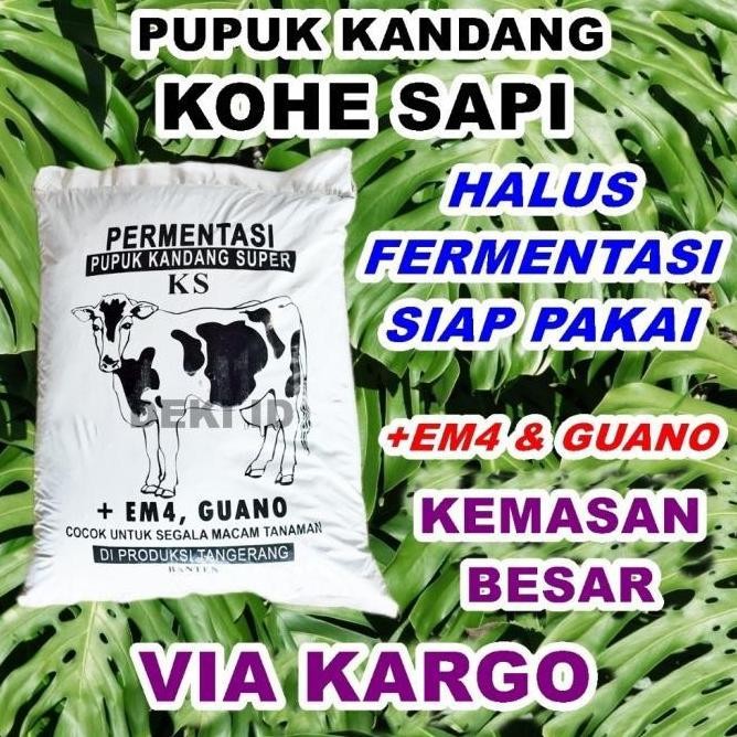 

Terlaris Pupuk Kandang Organik Kohe Sapi Besar Via Kargo Halus Fermentasi
