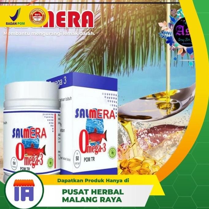 

Terlaris Salmera Omega 3 / Vitamin Salmera Omega Ikan