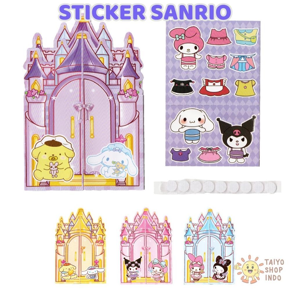 

[original] diy dress up bp sanrio lotso stiker sticker jendela tempel pakaian fashion karakter seni anak [terlaris] [terbaik]