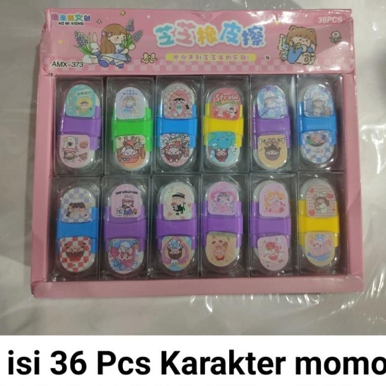 

RB penghapus Oval Box Mika Momo 36pc