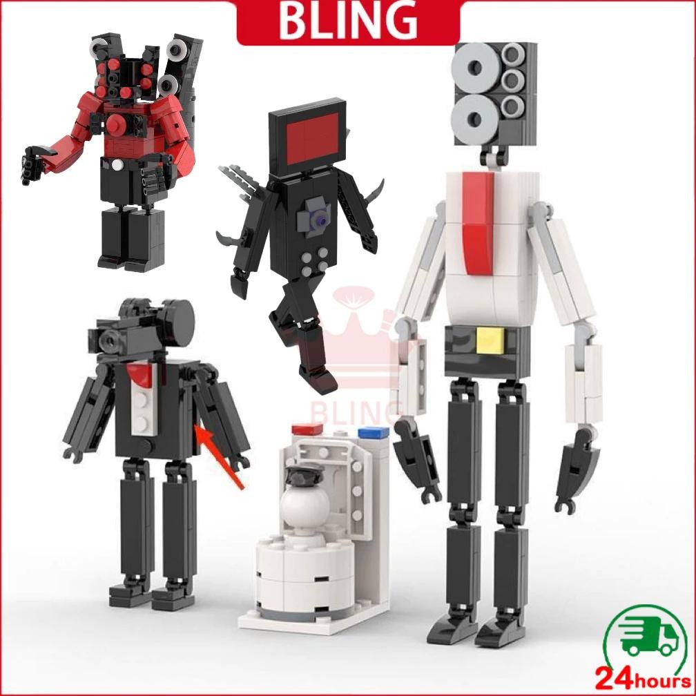 ''Terlaris" Toilet Action Figure Speakerman Tv Man Monitor Man Model Boneka Mainan Untuk Hadiah Anak