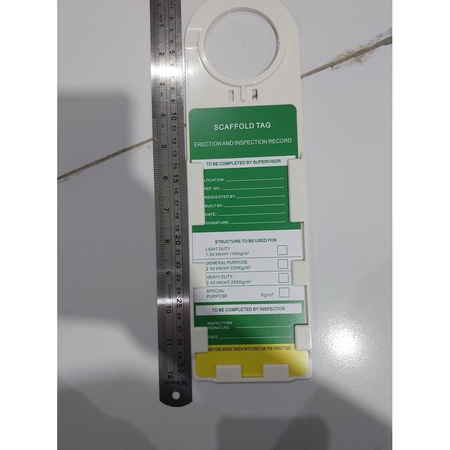 

populer] Scaffolding Tag Sudah termasuk Kartu, scafolding Tag, tag scaffolding