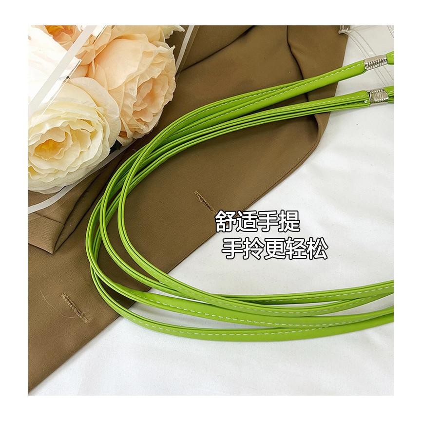 Tas Tenteng Wanita Lv Transparan Bahan Pvc