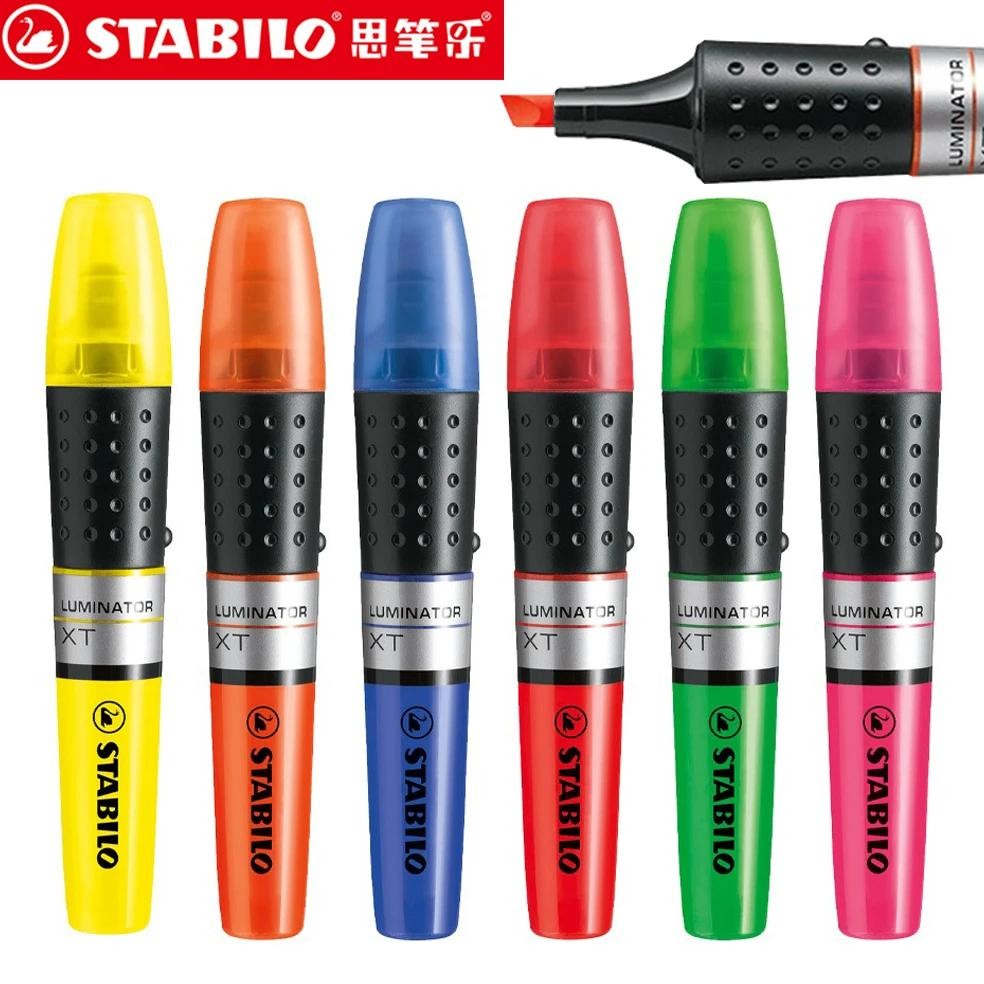 

1Pcs Stabilo Highlighter Pen Large Capacity Marker Pen For Students Use Color To Highlight Key Points Kawaii School Stationery